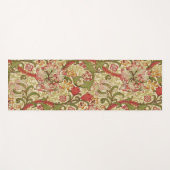 William Morris Golden Lily Bloemen Patroon Yogamat (Voorkant (horizontaal))