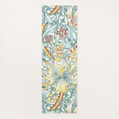 William Morris Golden Lily Bloemen Patroon Yogamat (Achterkant)