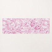 William Morris Golden Lily Bloemen Patroon Yogamat (Achterkant (horizontaal))