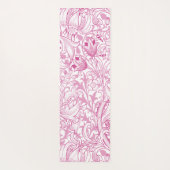 William Morris Golden Lily Bloemen Patroon Yogamat (Achterkant)