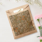 William Morris Golden Lily Blue Gold Classic Bedankzakje (Gezegeld)