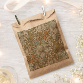 William Morris Golden Lily Blue Gold Classic Bedankzakje (Geknipt)