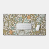 William Morris Golden Lily Blue Gold Classic Bureaumat (Keyboard & Muis)
