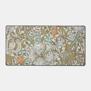 William Morris Golden Lily Blue Gold Classic Bureaumat