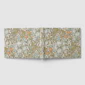 William Morris Golden Lily Blue Gold Classic Gastenboek (Volledig)
