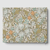 William Morris Golden Lily Blue Gold Classic Gastenboek (Achterkant)