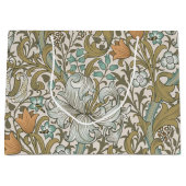 William Morris Golden Lily Blue Gold Classic Groot Cadeauzakje (Voorkant)