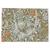 William Morris Golden Lily Blue Gold Classic Groot Cadeauzakje (Achterkant)