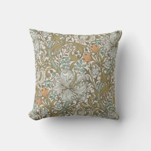 William Morris Golden Lily Blue Gold Classic Kussen