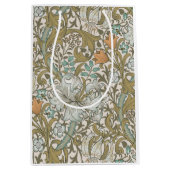William Morris Golden Lily Blue Gold Classic Medium Cadeauzakje (Voorkant)