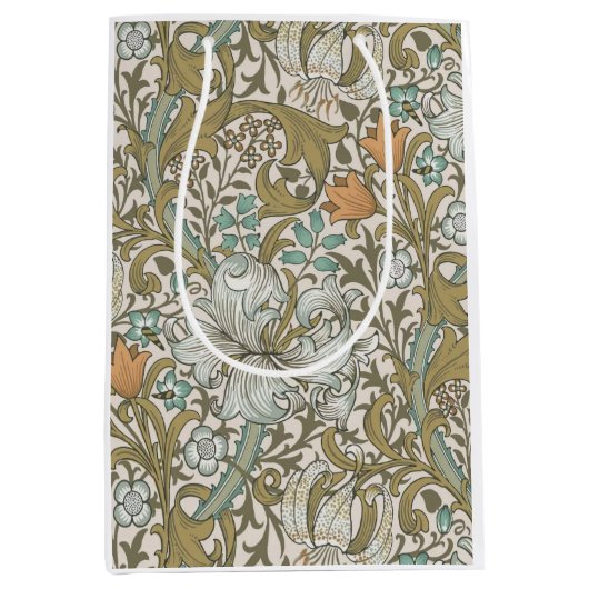 William Morris Golden Lily Blue Gold Classic Medium Cadeauzakje
