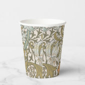 William Morris Golden Lily Blue Gold Classic Papieren Bekers (Rechts)