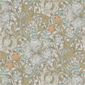 William Morris Golden Lily Blue Gold Classic Sticker (Voorkant)