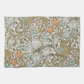 William Morris Golden Lily Blue Gold Classic Theedoek (Horizontaal)