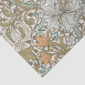 William Morris Golden Lily Blue Gold Classic Tissuepapier (Detail)