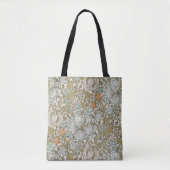 William Morris Golden Lily Blue Gold Classic Tote Bag (Voorkant)