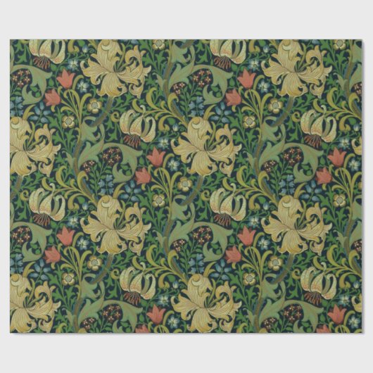 William Morris Golden Lily Cadeaupapier (Vlak)