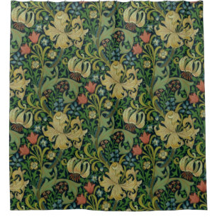 William Morris Golden Lily Douchegordijn