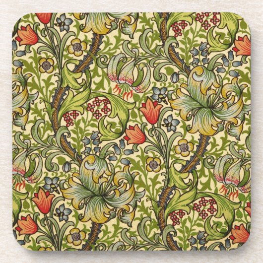 William Morris Golden Lily Drankjes Onderzetter (Voorkant)