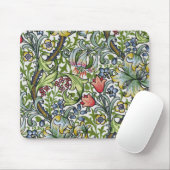 William Morris Golden Lily Floral Chintz Pattern H Muismat (Met muis)