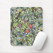 William Morris Golden Lily Floral Chintz Pattern Muismat (Met muis)