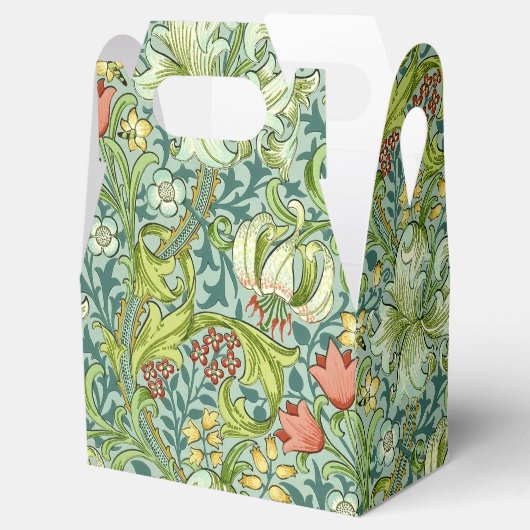 William Morris Golden Lily  Floral Design Bedankdoosjes (Geopend)