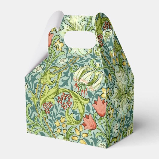 William Morris Golden Lily  Floral Design Bedankdoosjes (Voorkant Zijde)