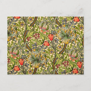 William Morris Golden Lily  Floral Design Briefkaart
