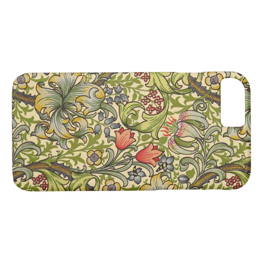 William Morris Golden Lily Floral Design Case-Mate iPhone Case (Achterkant (Horizontaal))