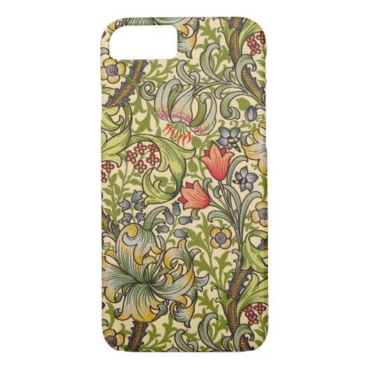 William Morris Golden Lily Floral Design Case-Mate iPhone Case (Achterkant)