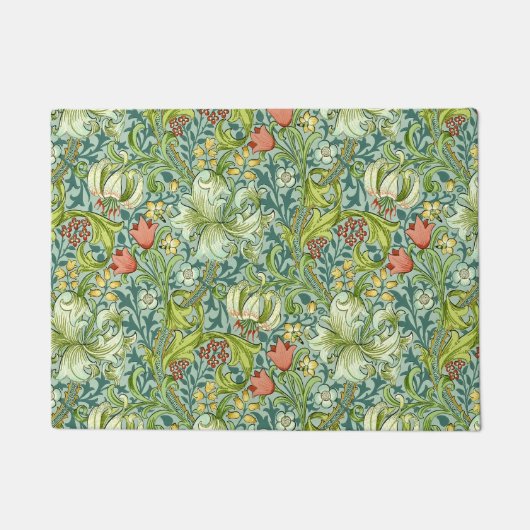 William Morris Golden Lily Floral Design Deurmat (Voorkant)
