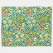 William Morris Golden Lily  Floral Design Fleece Deken (Voorkant (Horizontaal))