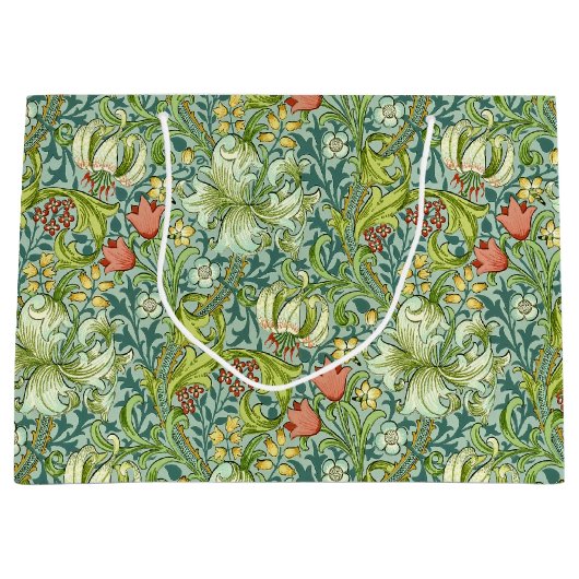 William Morris Golden Lily  Floral Design Groot Cadeauzakje (Voorkant)