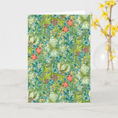 William Morris Golden Lily Floral Design Kaart (Gele Bloem)