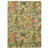 William Morris Golden Lily  Floral Design Klembord (Achterkant)