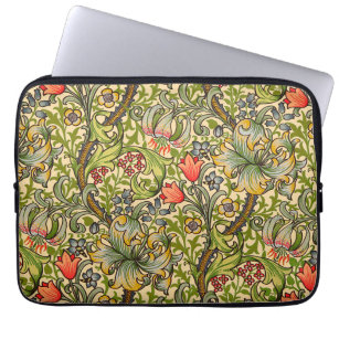 William Morris Golden Lily  Floral Design Laptop Sleeve