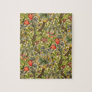 William Morris Golden Lily Floral Design Legpuzzel