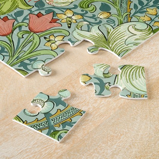 William Morris Golden Lily  Floral Design Legpuzzel (Zijkant)