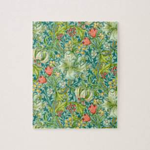 William Morris Golden Lily Floral Design Legpuzzel