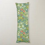 William Morris Golden Lily  Floral Design Lichaamskussen (Achterkant (Verticaal))