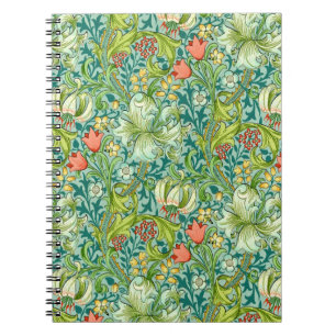 William Morris Golden Lily  Floral Design Notitieboek