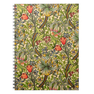 William Morris Golden Lily Floral Design Notitieboek