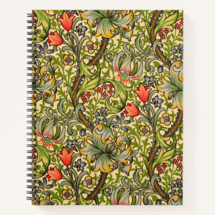 William Morris Golden Lily Floral Design Notitieboek