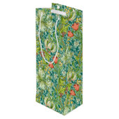 William Morris Golden Lily  Floral Design Wijn Cadeautas (Achterkant Gekanteld)