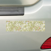 William Morris Golden Lily Garden Flower Classic Bumpersticker (Op auto)