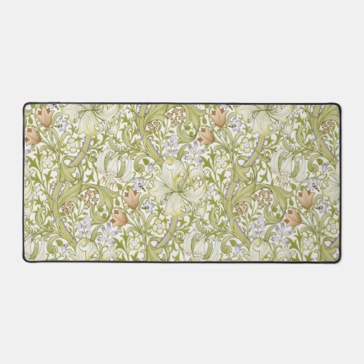 William Morris Golden Lily Garden Flower Classic Bureaumat (Voorkant)
