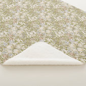 William Morris Golden Lily Garden Flower Classic Sherpa Deken (3/4)