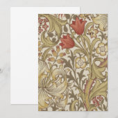 William Morris Golden Lily Kaart (Voorkant / Achterkant)