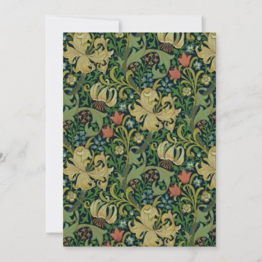 William Morris Golden Lily Kaart (Voorkant)