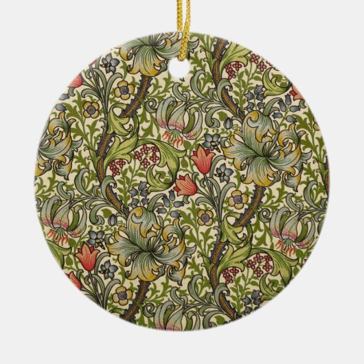 William Morris Golden Lily Keramisch Ornament (Voorkant)
